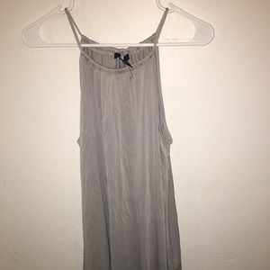 grey mini sun dress